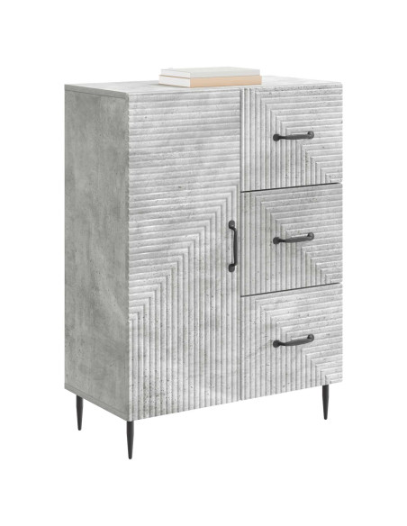 Credenza con cassetto Grigio Cemento 66 x 34,5 x 89,5 cm