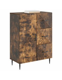 Credenza Rovere Fumo 66 x 34,5 x 89,5 cm Legno ingegnerizzato 2