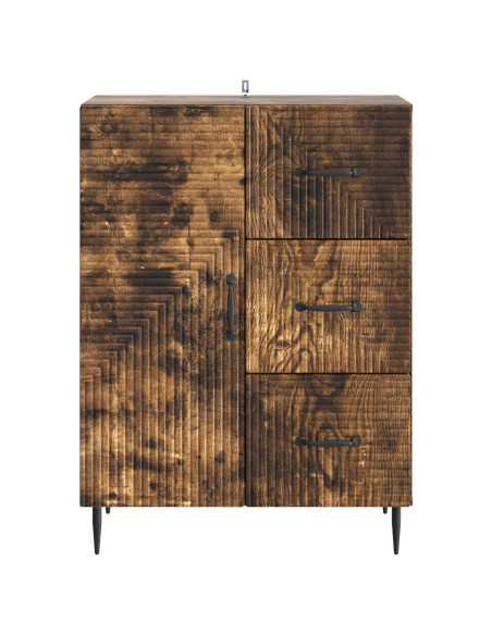 Credenza Rovere Fumo 66 x 34,5 x 89,5 cm Legno ingegnerizzato