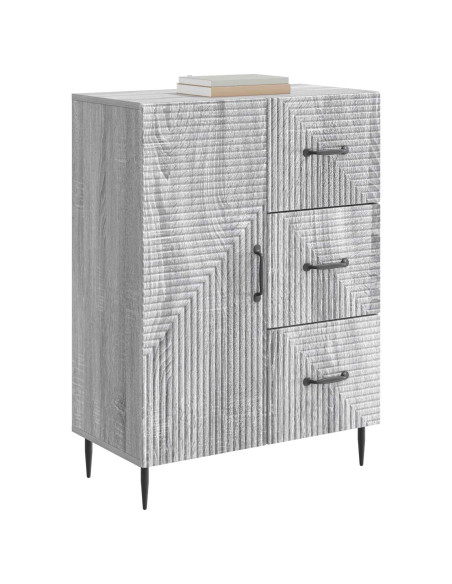 Credenza Grigio Sonoma 66 x 34,5 x 89,5 cm Legno ingegnerizzato