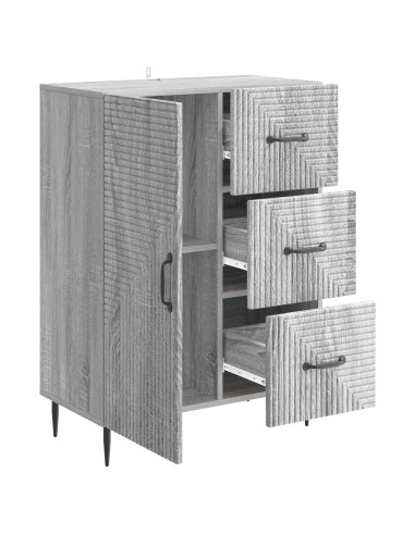 Credenza Grigio Sonoma 66 x 34,5 x 89,5 cm Legno ingegnerizzato