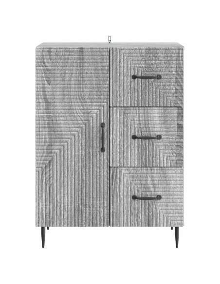 Credenza Grigio Sonoma 66 x 34,5 x 89,5 cm Legno ingegnerizzato