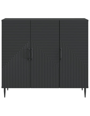 Credenza Nero 89 x 34,5 x 80 cm Legno ingegnerizzato