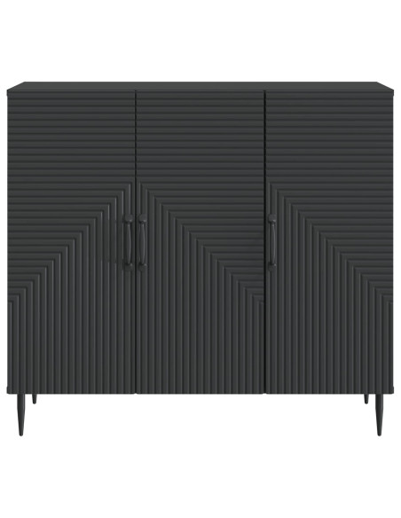 Credenza Nero 89 x 34,5 x 80 cm Legno ingegnerizzato