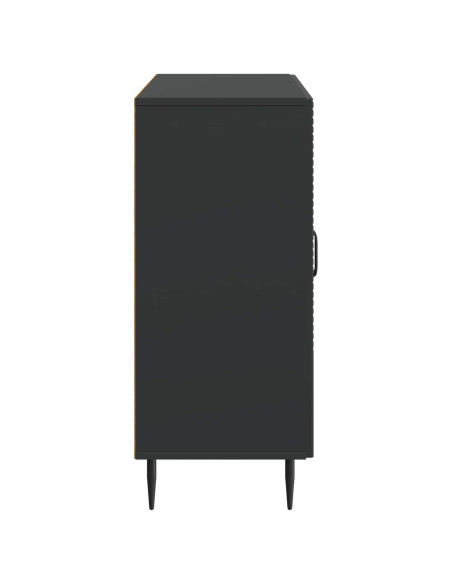 Credenza Nero 89 x 34,5 x 80 cm Legno ingegnerizzato