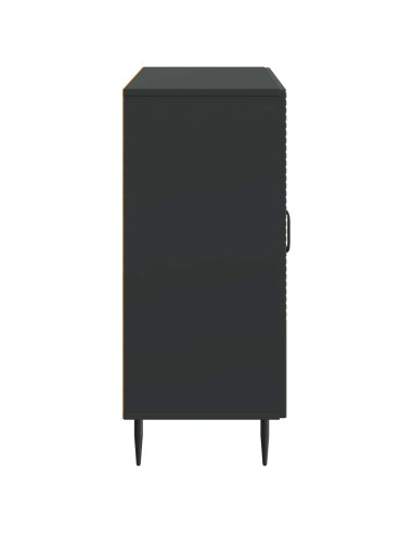 Credenza Nero 89 x 34,5 x 80 cm Legno ingegnerizzato