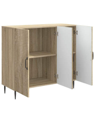 Credenza Rovere Sonoma 89 x 34,5 x 80 cm Legno ingegnerizzato