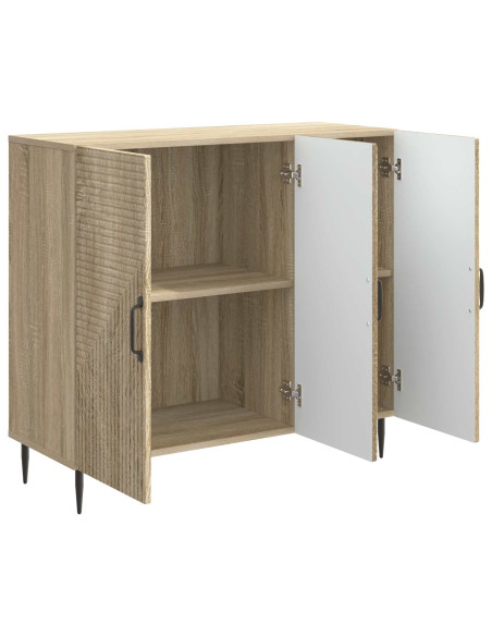 Credenza Rovere Sonoma 89 x 34,5 x 80 cm Legno ingegnerizzato
