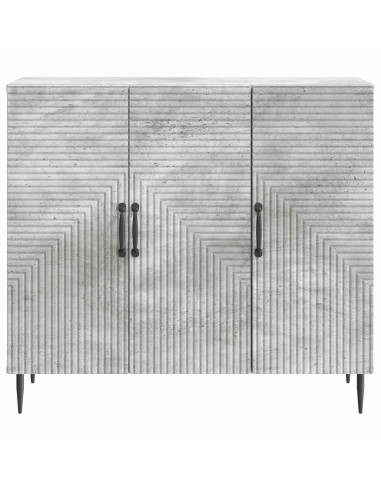 Credenza Grigio Cemento 89 x 34,5 x 80 cm Legno ingegnerizzato