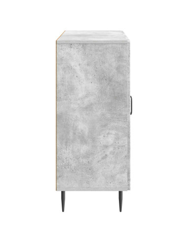 Credenza Grigio Cemento 89 x 34,5 x 80 cm Legno ingegnerizzato