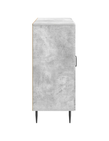 Credenza Grigio Cemento 89 x 34,5 x 80 cm Legno ingegnerizzato