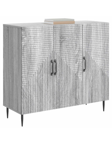 Credenza Grigio Sonoma 89 x 34,5 x 80 cm Legno ingegnerizzato