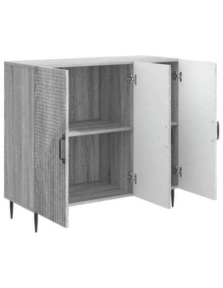 Credenza Grigio Sonoma 89 x 34,5 x 80 cm Legno ingegnerizzato