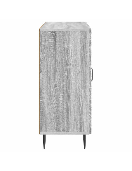 Credenza Grigio Sonoma 89 x 34,5 x 80 cm Legno ingegnerizzato