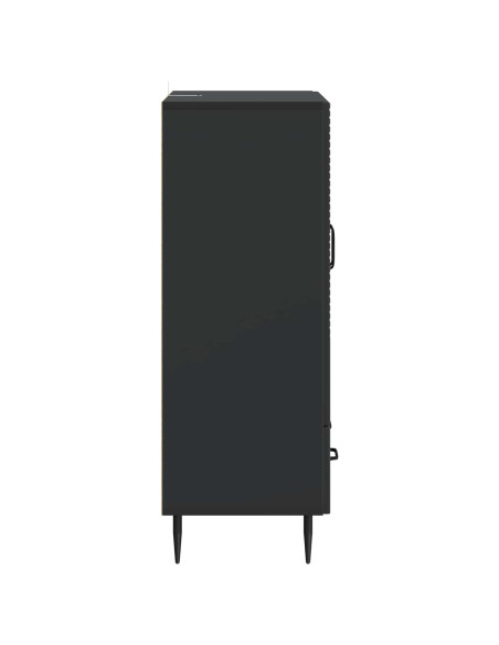 Credenza Nero 66 x 34,5 x 95 cm Legno ingegnerizzato