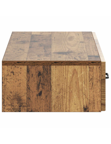 Tavolino da Parete Laterale Legno antico 87,5 x 34,5 x 17 cm