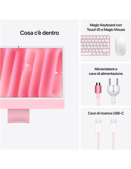 IMAC 24  M4 PNK/10CORE/16GB/512GB