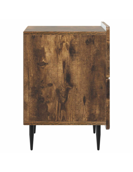 Armadio da Notte con cassetto Rovere Fumo 43 x 34,5 x 49,5 cm