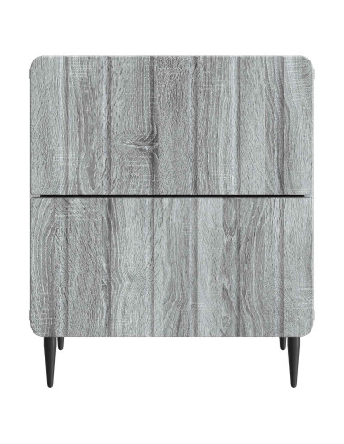 Armadio da Notte con cassetto Grigio Sonoma 43 x 34,5 x 49,5 cm