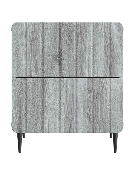 Armadio da Notte con cassetto Grigio Sonoma 43 x 34,5 x 49,5 cm
