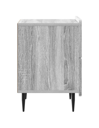 Armadio da Notte con cassetto Grigio Sonoma 43 x 34,5 x 49,5 cm