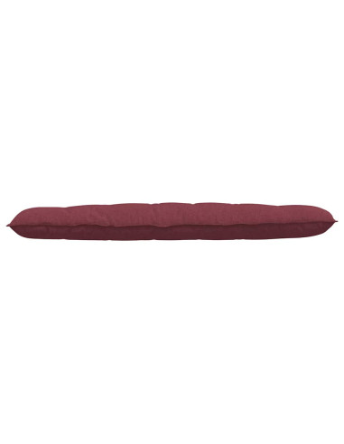 Cuscino per Schiena Rosso Vino 180 x 19 x 50 cm Tessuto
