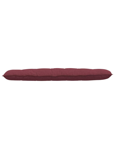 Cuscino per Schiena Rosso Vino 180 x 19 x 50 cm Tessuto
