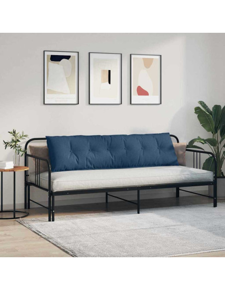 Cuscino per Schiena Blu 180 x 19 x 50 cm Tessuto