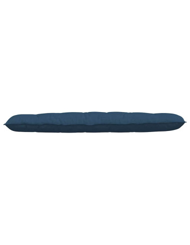 Cuscino per Schiena Blu 180 x 19 x 50 cm Tessuto