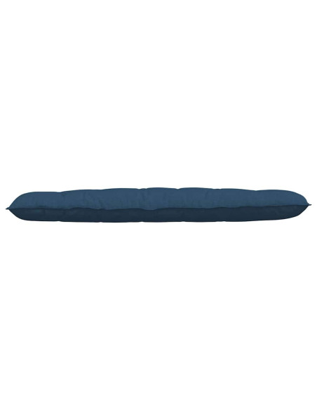 Cuscino per Schiena Blu 180 x 19 x 50 cm Tessuto