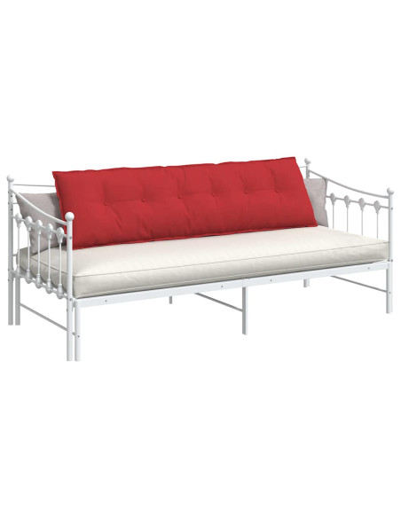 Cuscino per Schiena Rosso 180 x 19 x 50 cm Tessuto