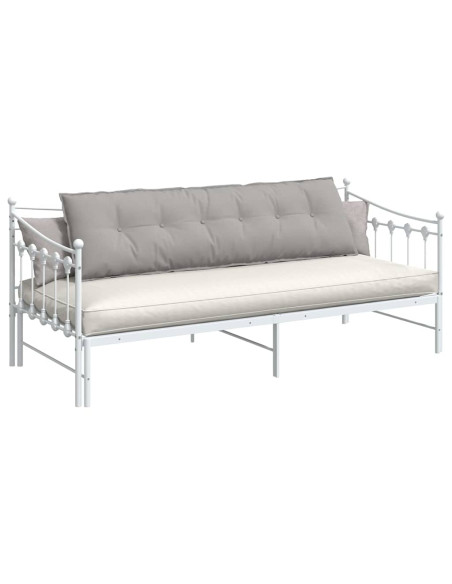 Cuscino per Schiena Grigio Nuvola 180 x 19 x 50 cm Tessuto