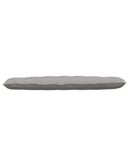 Cuscino per Schiena Grigio Nuvola 180 x 19 x 50 cm Tessuto