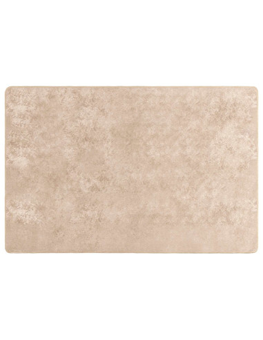 Runner Tappeto MARSA Beige 120 x 170 cm Poliestere e PVC