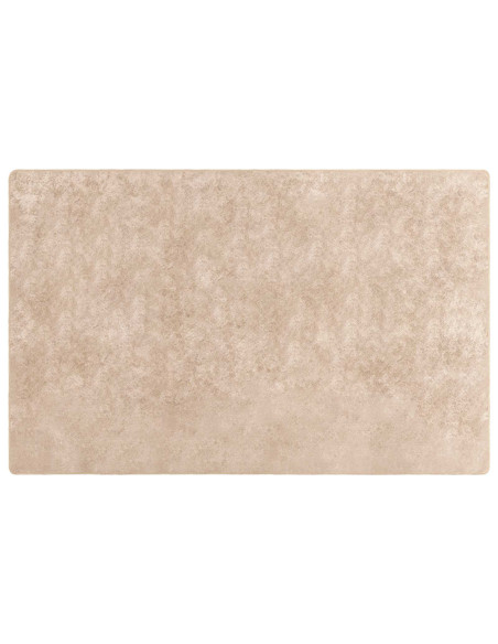 Runner Tappeto MARSA Beige 150 x 230 cm Poliestere e PVC