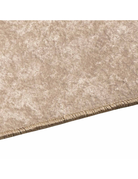 Runner Tappeto MARSA Beige 300 x 400 cm Poliestere e PVC