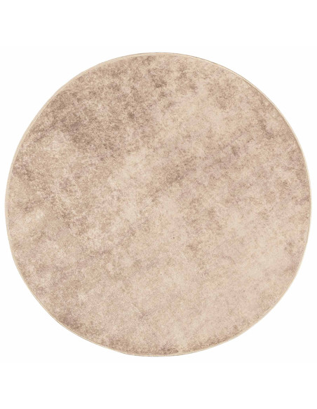 Runner Tappeto MARSA Beige 120 x 120 cm Poliestere e PVC
