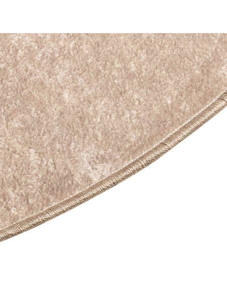Runner Tappeto MARSA Beige 120 x 120 cm Poliestere e PVC