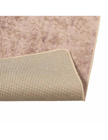 Runner Tappeto MARSA Sabbia 80 x 450 cm Poliestere e PVC