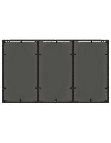 Set da pranzo per esterni con cuscino 7 pcs