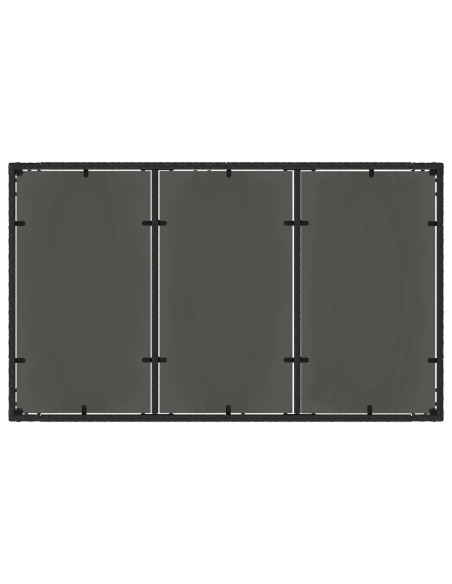 Set da pranzo per esterni con cuscino 7 pcs