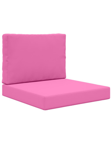 Cuscino per divano da esterno 2 pcs Rosa Poliestere