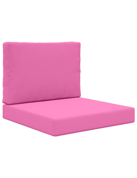 Cuscino per divano da esterno 2 pcs Rosa Poliestere