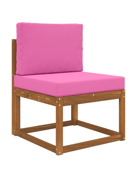 Cuscino per divano da esterno 2 pcs Rosa Poliestere