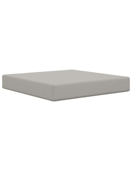 Cuscino per divano da esterno 3 pcs Grigio Poliestere