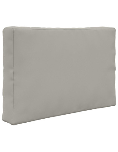 Cuscino per divano da esterno 3 pcs Grigio Poliestere