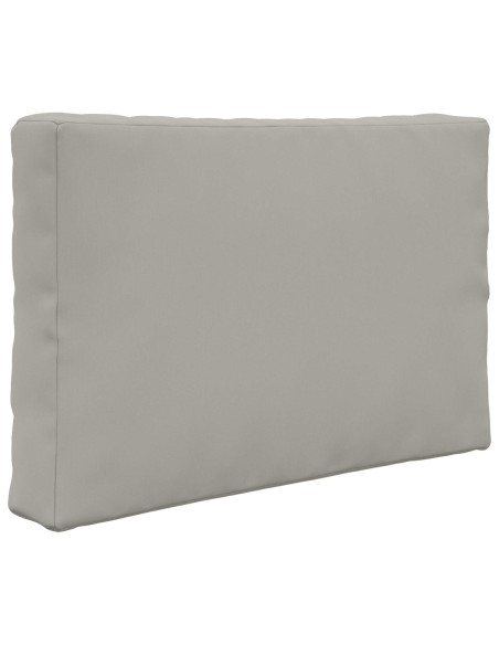 Cuscino per divano da esterno 3 pcs Grigio Poliestere