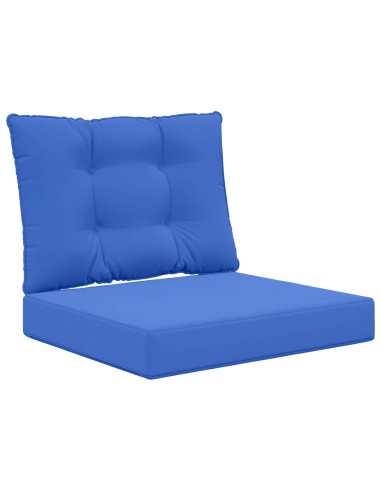 Cuscino per divano da esterno 2 pcs Blu Reale Poliestere
