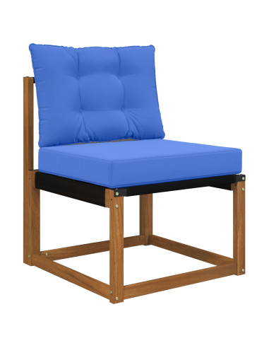 Cuscino per divano da esterno 2 pcs Blu Reale Poliestere