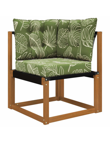 Cuscino per divano da esterno 3 pcs Design a foglia Poliestere